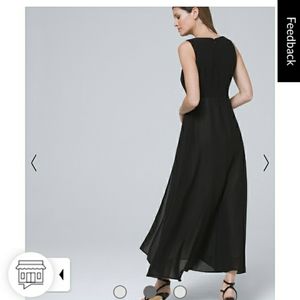 WHBM/ Adrianna Papel Overlay Jumpsuit